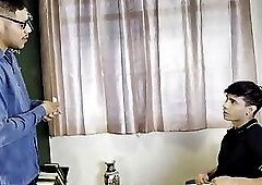 Spanish teacher breaking into the little ass of a naughty twink student.