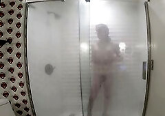 Taking a shower with a femboy