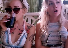 RubATeen Tall European blonde teen Hailey massage fucke