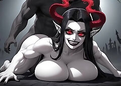 Car Toon - Demon Girls Get Sex In Outworld (ai Animation)