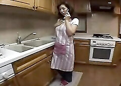 Milky Japanese MILF Misa Yuuki plays with her breasts and masturbates. Milky tits and toy play..and fingers to good cum.