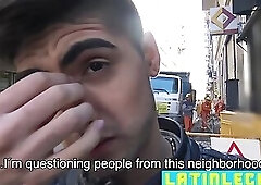 College teen gets his ass pounded and fucked by latino