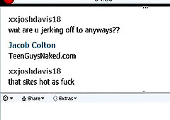 Skater hunk camshow wank
