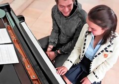Super cute teen fucked by her horny piano teacher