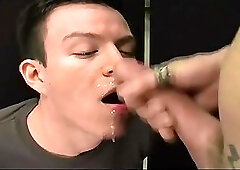 Big cock blowjob in moving car