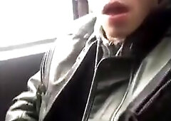 Twink Wanks on a Bus