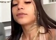 Bad Latina Ts Tuggin Dick