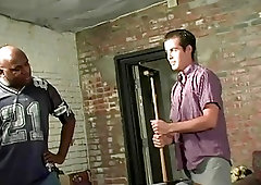 White guy loses his ass to black hunks