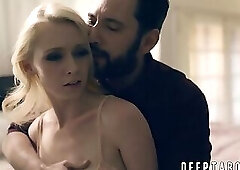 Beautiful Athena Rayne earns facial while stepdad watches