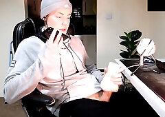 Messy Conversing On The Smartphone While Using Pocket Honeypot