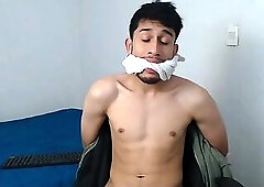 Sweet Guy Gagged Bound