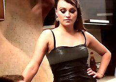 Teen blowjob and hardcore fun