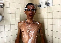 Jerking off, gay colombian, stroking