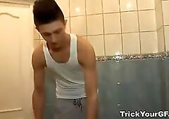 Trick your gf - teenie tramp with no dishonor whatsoever