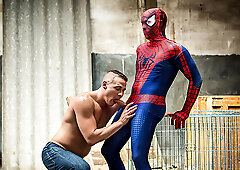 Aston Springs Will Braun in Spiderman : A Gay XXX Parody 2 - SuperGayHero