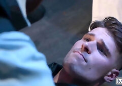 Bearded Officer Olivier Robert Lets Malik Delgaty Poke His Antsy Rump & Give Him A Facial cumshot - FOLKS