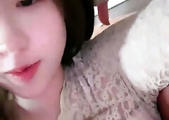 Amateur asian teen licks ass and sucks cock