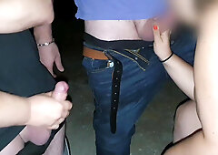 I have sex with an Onlyfans follower in front of my husband in a dogging zone - Part 2