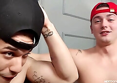 Muscle Men Share An Explosive Boner