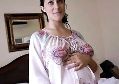There's no thing sexier than a preggo sweetheart with a large abdomen so when Diana Kane visited me, I couldn't keep my hands off her.  Tha