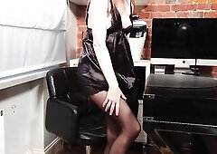 Kerra is a skinny mother i'd like to fuck with saggy bazookas and fine lengthy legs and that babe likes to tease and please in sheer hose, in thi