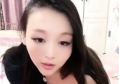 Asian small tit girl masturbating