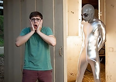 Alien-themed anal with Ryan Jordan and Will Braun