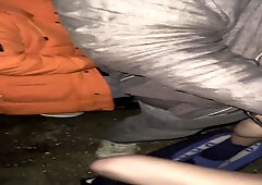 Hetero Dude Ambles Into a Homo Club and Fellates Man Sausage and Gulps Jizm