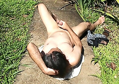 Being bare in the garden and milking is always a risk for someone to witness, the day was wondrous