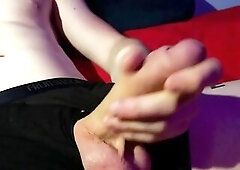 Large schlong close up and groaning in your ear