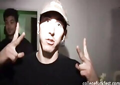 Amateur coed slut banging hard wang