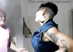 Gutsy slut takes a very large schlong for free and the dude gets angry