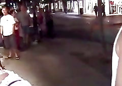 Milf flash in public