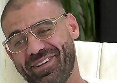 Busty shemale maid Lena Moon lets her boss bareback her ass