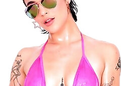 Brooklyn Gray: Hot Oil Anal Fuck Doll