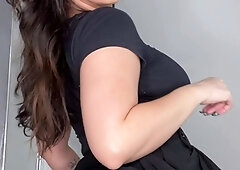 Brunette Solo Webcam Masturbation