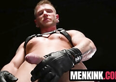 Colt Spence turns Sage Rouxs ass red before deep pounding and facial