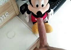 I Plow Mickey Mouse and I Give Him A Few Hard-Ons With My Massive Meatpipe Until I Jizz