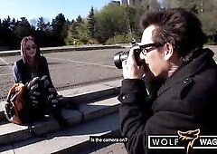 Photographer Conny Dachs is strolling around Berlin to discover youthful nasty beauties for a photo shoot. When that guy sees JezziCat, this guy has a