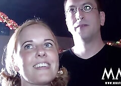 The former members take worthwhile care of the fresh and shy pair to a warm welcome to the club of the intimate swingers.