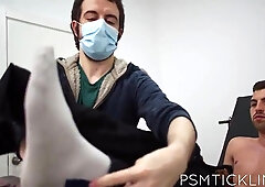 PSM Kittling Network - Diego's Kittle Sesh: Manacled, Greased and Brushed by Sir Matteo