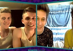 Facetime foursome with Jacob Jones, Isaac, Jake, Joshua Storm