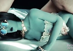 Elegant Alien Queen Gets Pounded In the BUTT! (Fun Model Doll Sorceress 105cm)