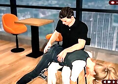 Wife Watches Spouse Thrashing Hawt Intern