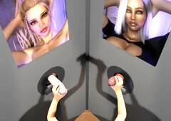 Dual Glory fuck-hole Futa hand-job Suck off