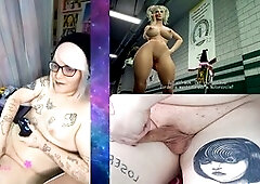 Alternative girl Kkaytwo enjoys solo gaming and self-pleasure