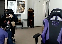 VR blowjob surprise