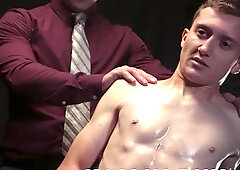 Two hung suited guys bareback cute innocent smooth twink