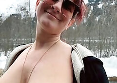 Naughty outdoor adventures in Alaska's parks with Missy Deep Ak