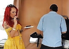 Shemale Porn Video Busty TS Foxxy Barebacked By Bfs Stepson Hard Indoors